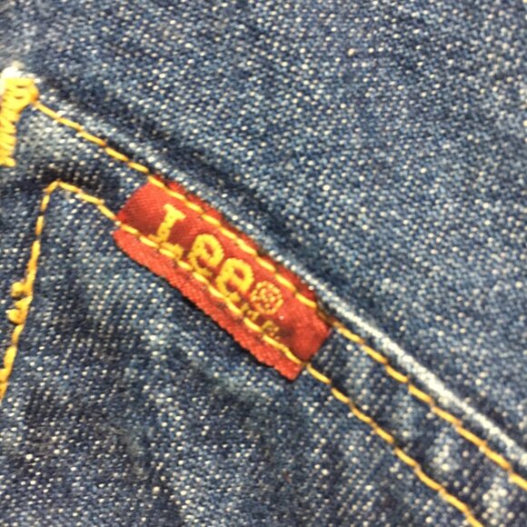 VINTAGE LEE JEANS VESTS SIZE M/L - Picture 8 of 8